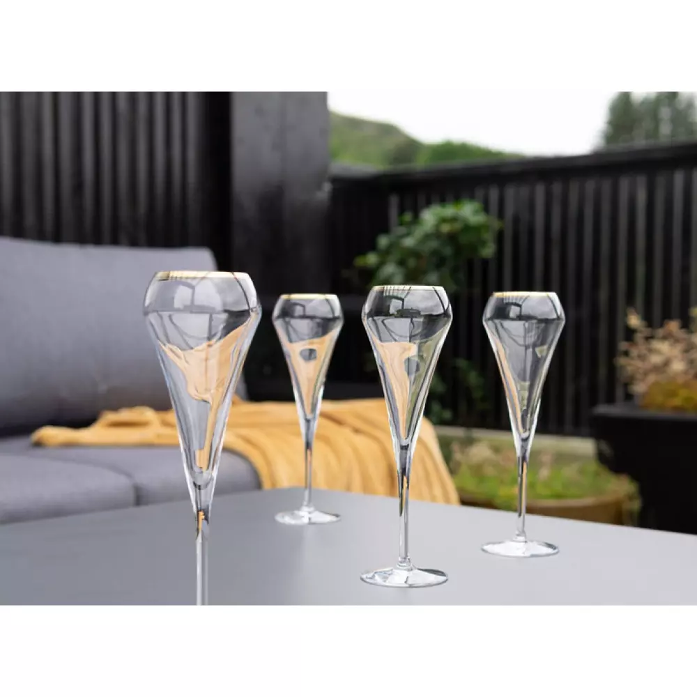 Chef & Sommelier - Open Up - Champagneglass 4 pk - 20 cl, 0883314929959, 46205557, Kjøkken, Glass, Chef & Sommelier, Modern House