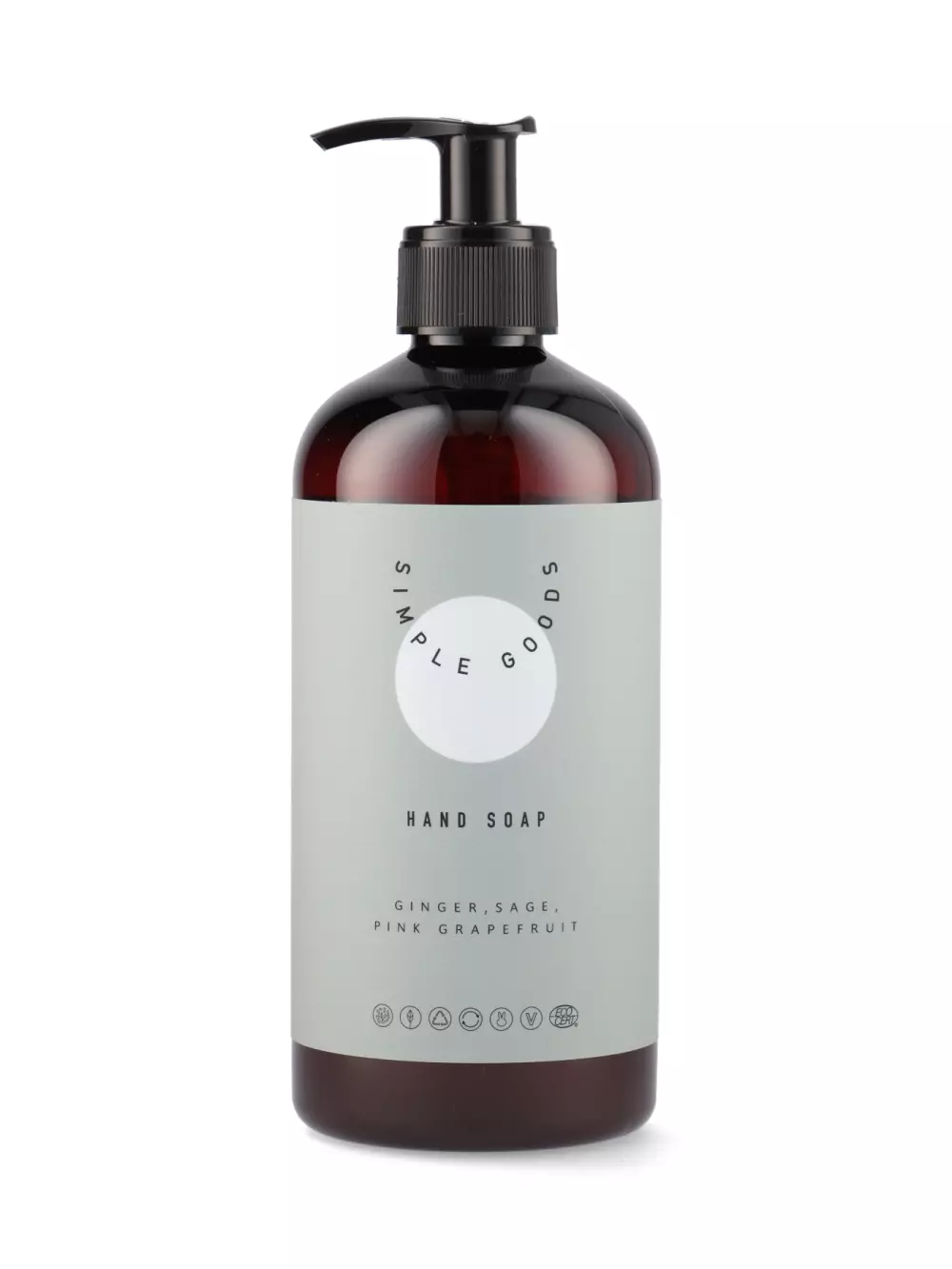 Håndsåpe Pink Grapefruit 450ml, 0604015636300, 50112, Baderom, Håndsåper, Simple Goods, Lene Bjerre, Hand Soap Ginger Sage Grapefruit 450 ml