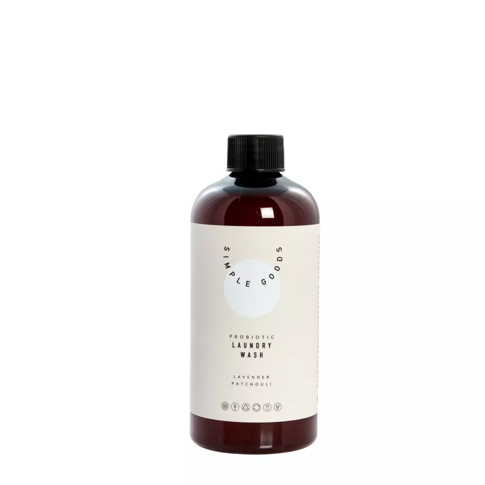 Vaskemiddel 500ml, 0700306673044, 50126, Baderom, Vaskemidler Hus, Simple Goods, Lene Bjerre, Laundry Wash Lavender Patchouli 500 ml