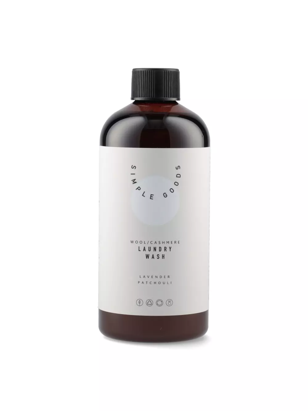 Vaskemiddel Ull og Cashmere 450ml, 0700306673129, 50135, Baderom, Vaskemidler Hus, Simple Goods, Lene Bjerre, Laundry Wash Wool and Cashmere Lavender Patchouli 450 ml