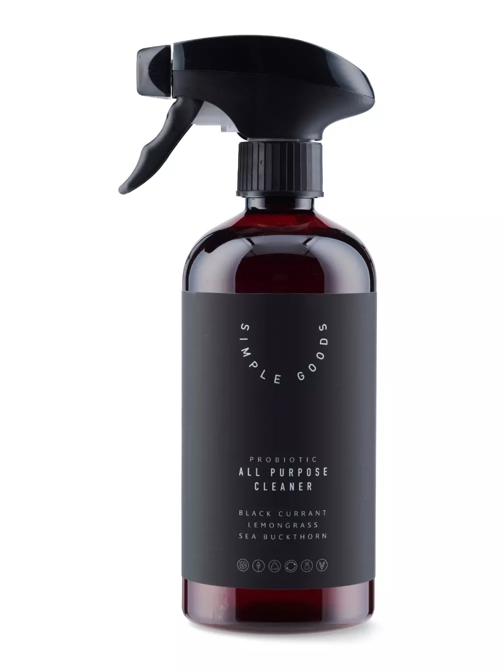 Rengjøringsspray Black Currant 500ml, 0655729656429, 50160, Kjøkken, Renhold, Simple Goods, Lene Bjerre, all Purpose Cleaner - Black currant