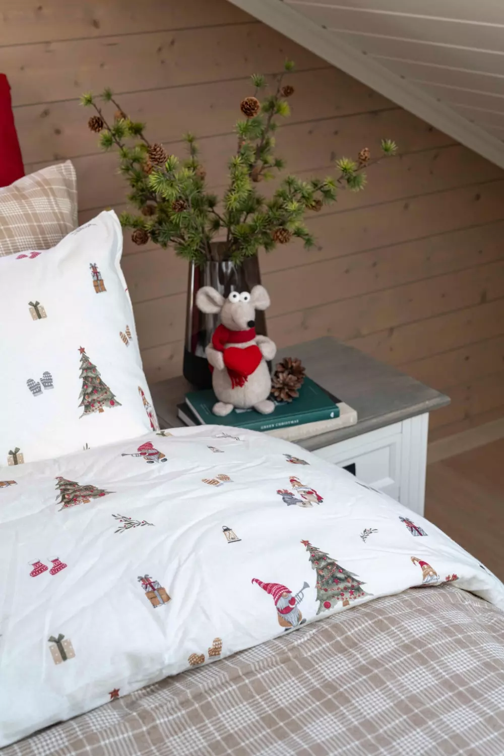 Christmas Sengesett Flanell 140x200