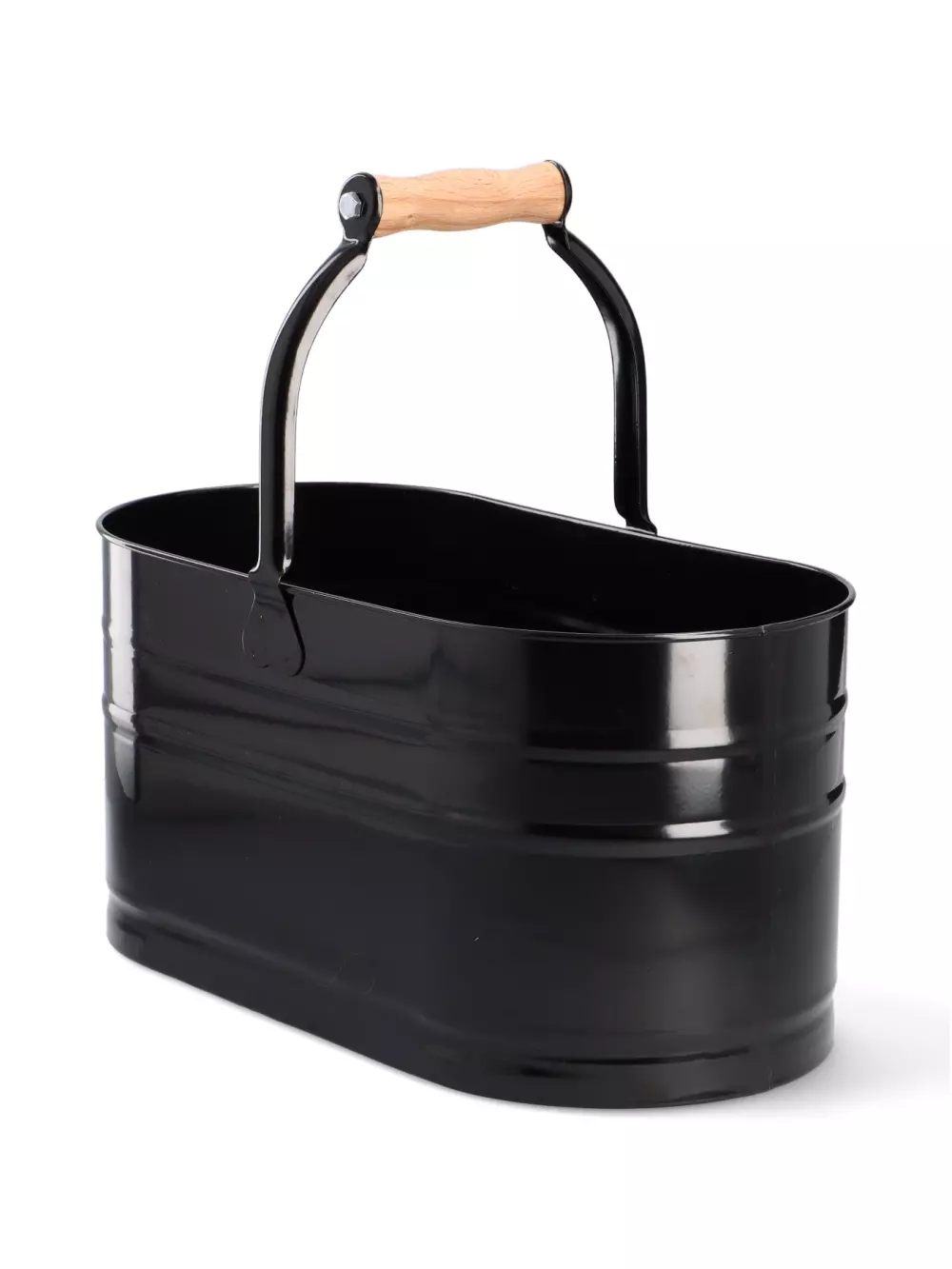 Rengjøringskurv, 0604015636171, 50516, Baderom, Vaskemidler Hus, Simple Goods, Lene Bjerre, Cleaning Caddy Black/Nature Zinc/Birch