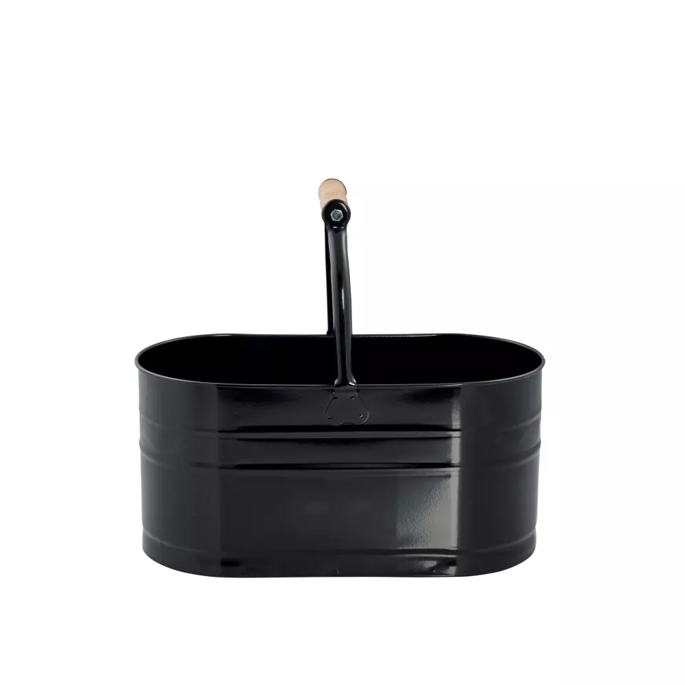 Rengjøringskurv, 0604015636171, 50516, Baderom, Vaskemidler Hus, Simple Goods, Lene Bjerre, Cleaning Caddy Black/Nature Zinc/Birch