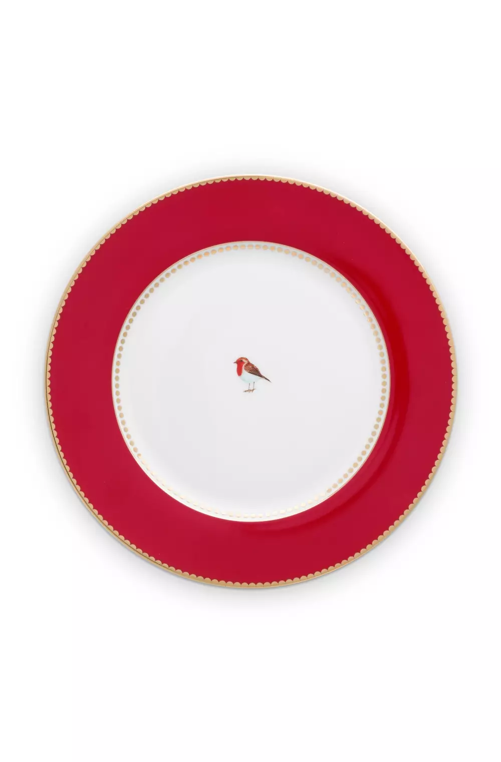 Plate Love Birds Red 26.5cm