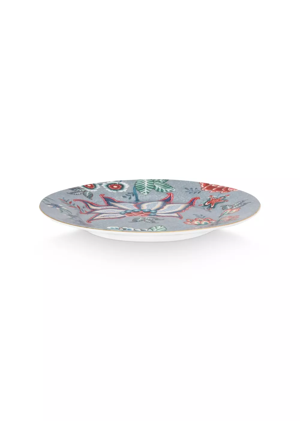 Plate Flower Festival Light Blue 17cm, 8720512744293, 51.001.284, Kjøkken, Serviser, Pip Studio, New Edition Home bv