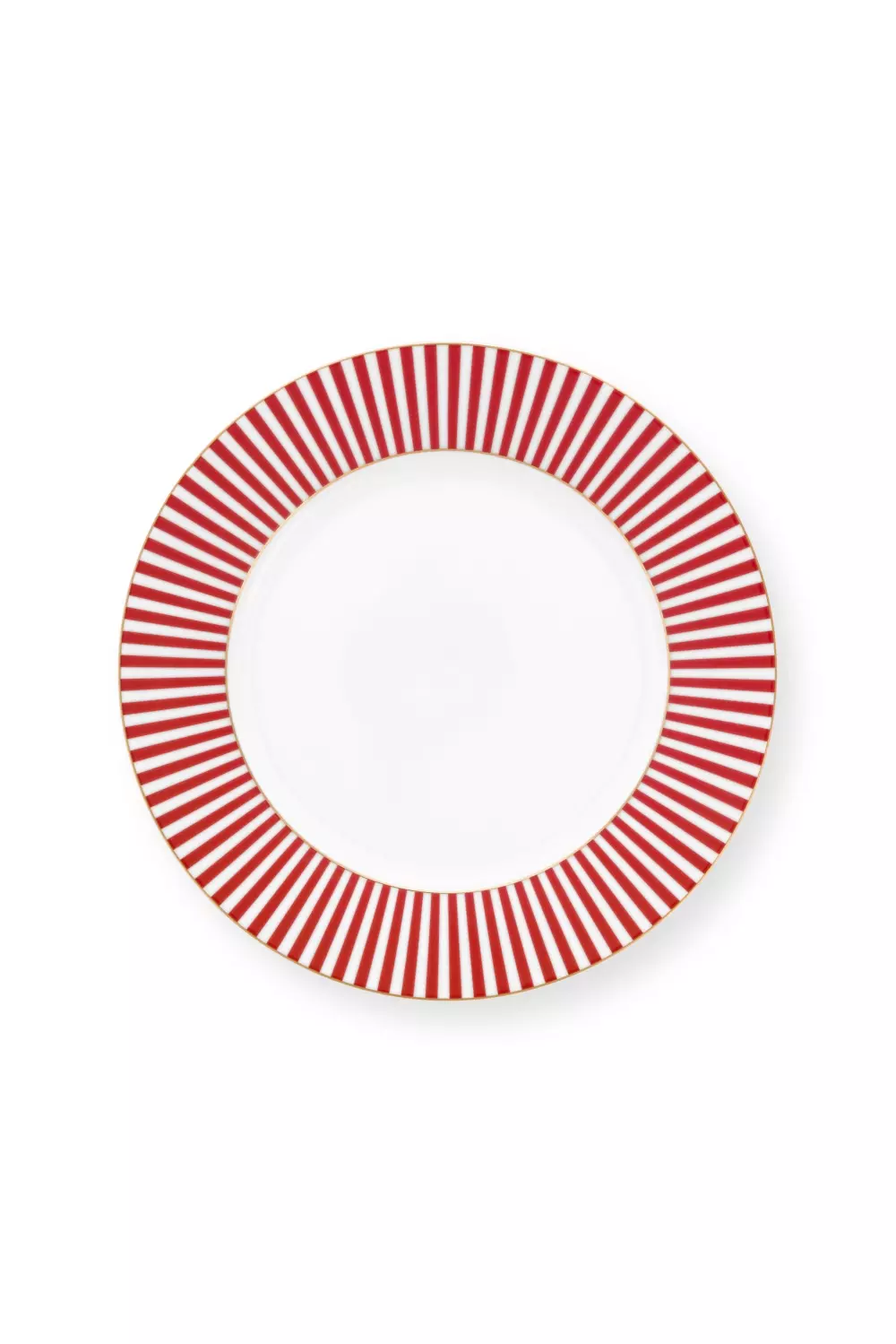 Plate Royal Stripes Dark Pink 21cm