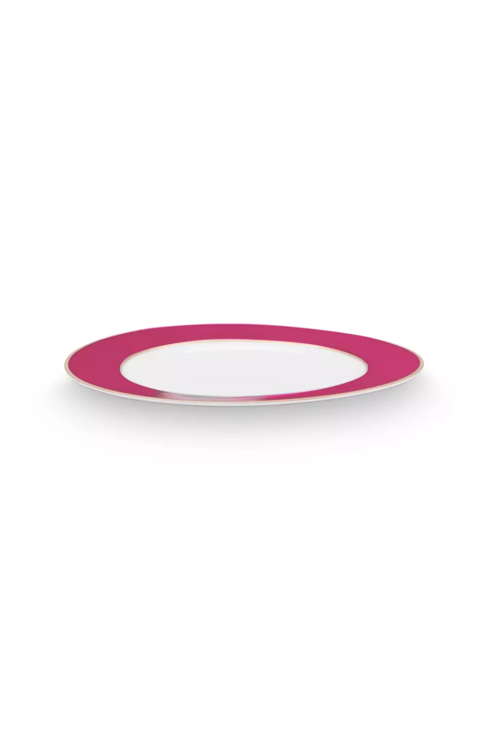 Plate Pip Chique Gold-Pink 23cm