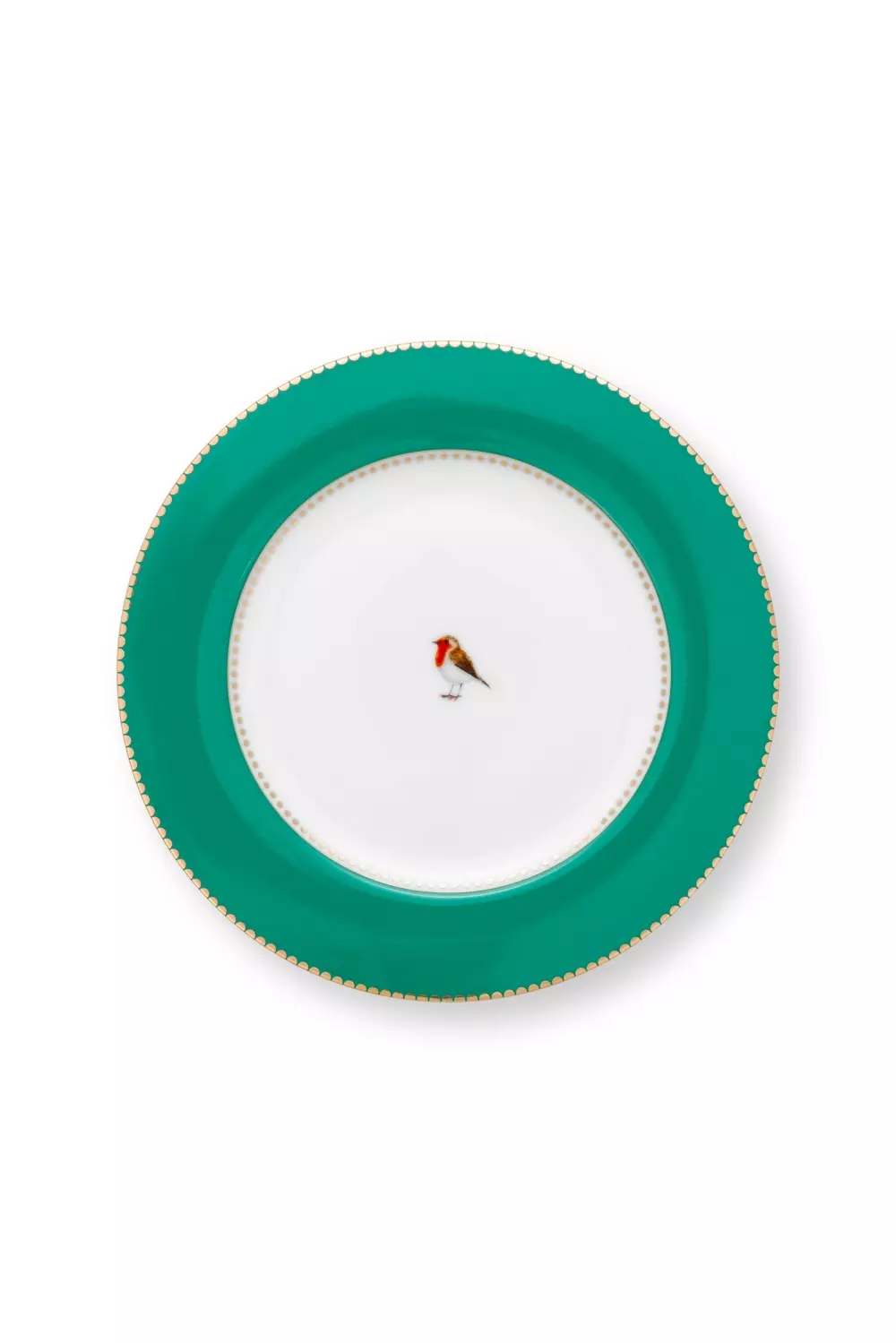 Plate Love Birds Emerald 17cm