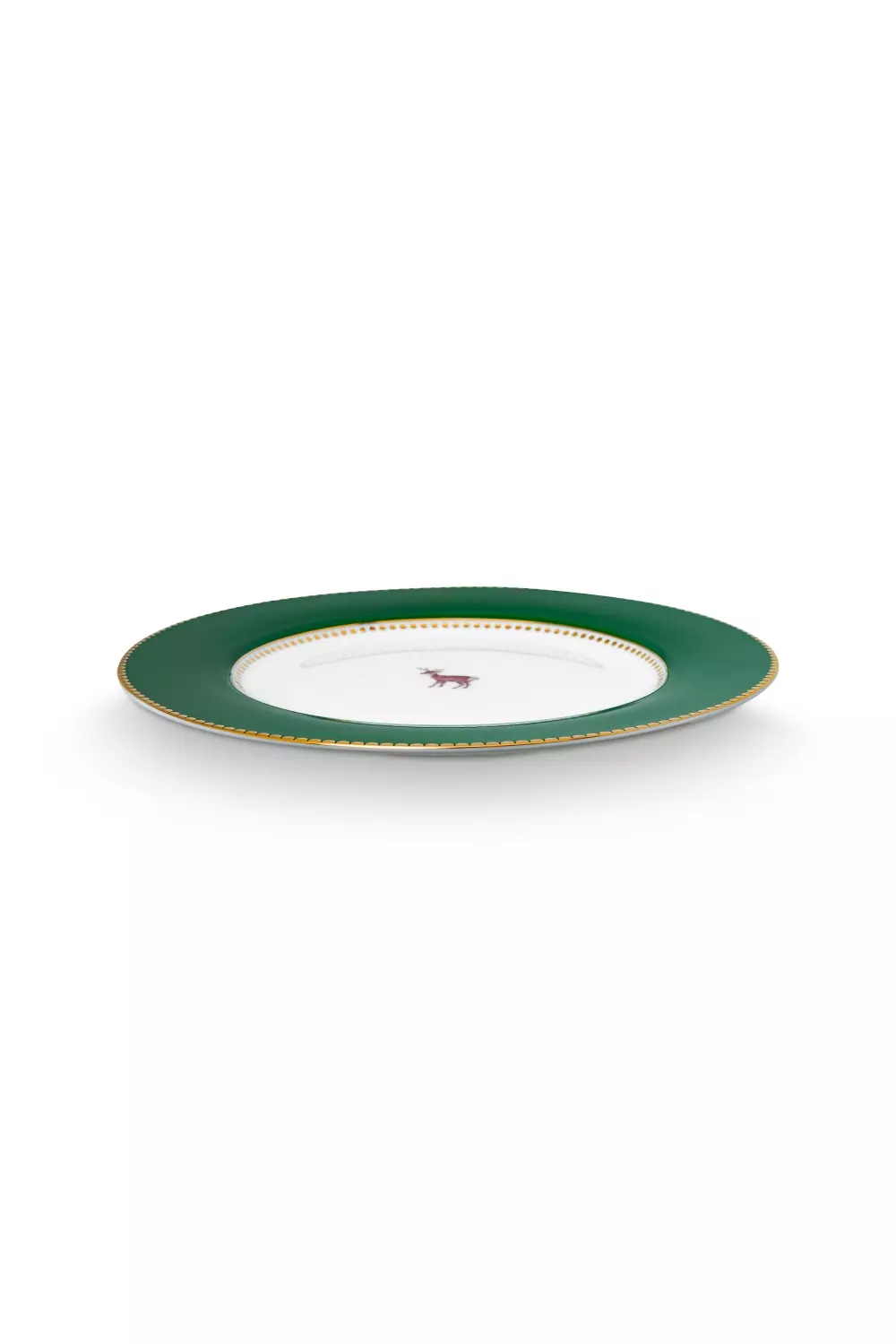 Plate Love Birds Dark Green 17cm