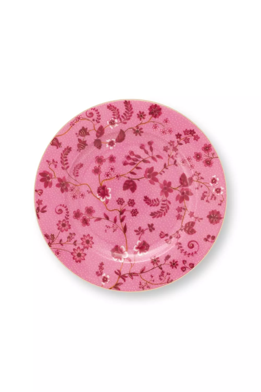 Plate Jolie Flowers Pink 17cm