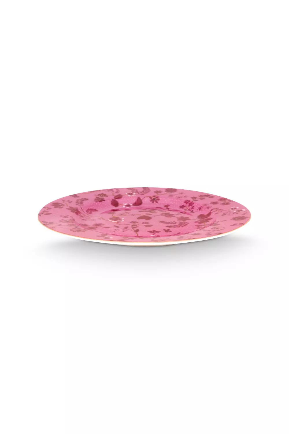 Plate Jolie Flowers Pink 17cm