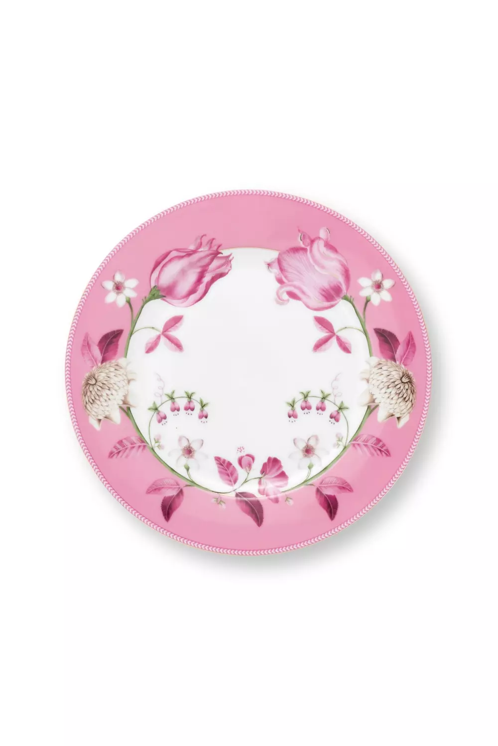 Plate Jolie Tulip Pink 23cm