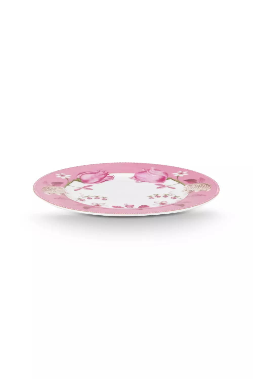 Plate Jolie Tulip Pink 23cm