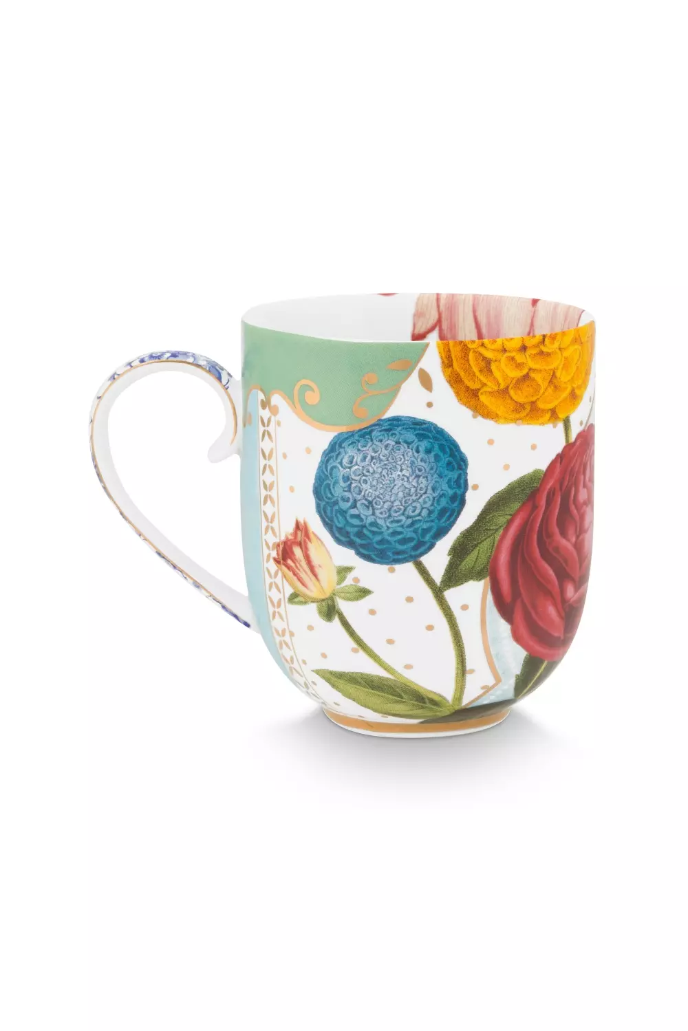 Mug Large Royal Flowers 325ml, 8712269152599, 51.002.073, Kjøkken, Serviser, Pip Studio, New Edition Home bv