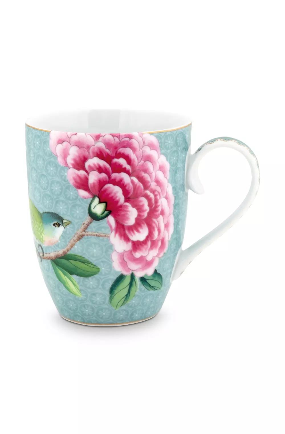 Mug Large Blushing Birds Blue 350ml