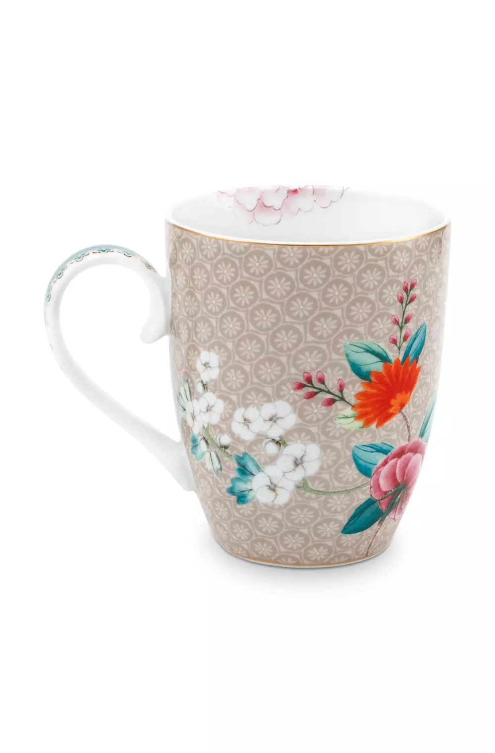 Mug Large Blushing Birds Khaki 350ml