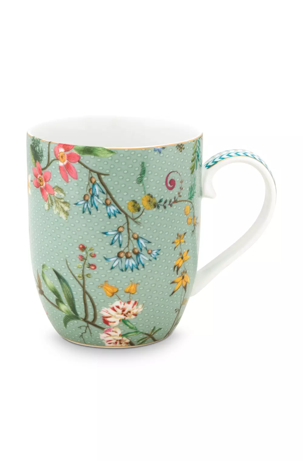 Mug Small Jolie Flowers Blue 145ml