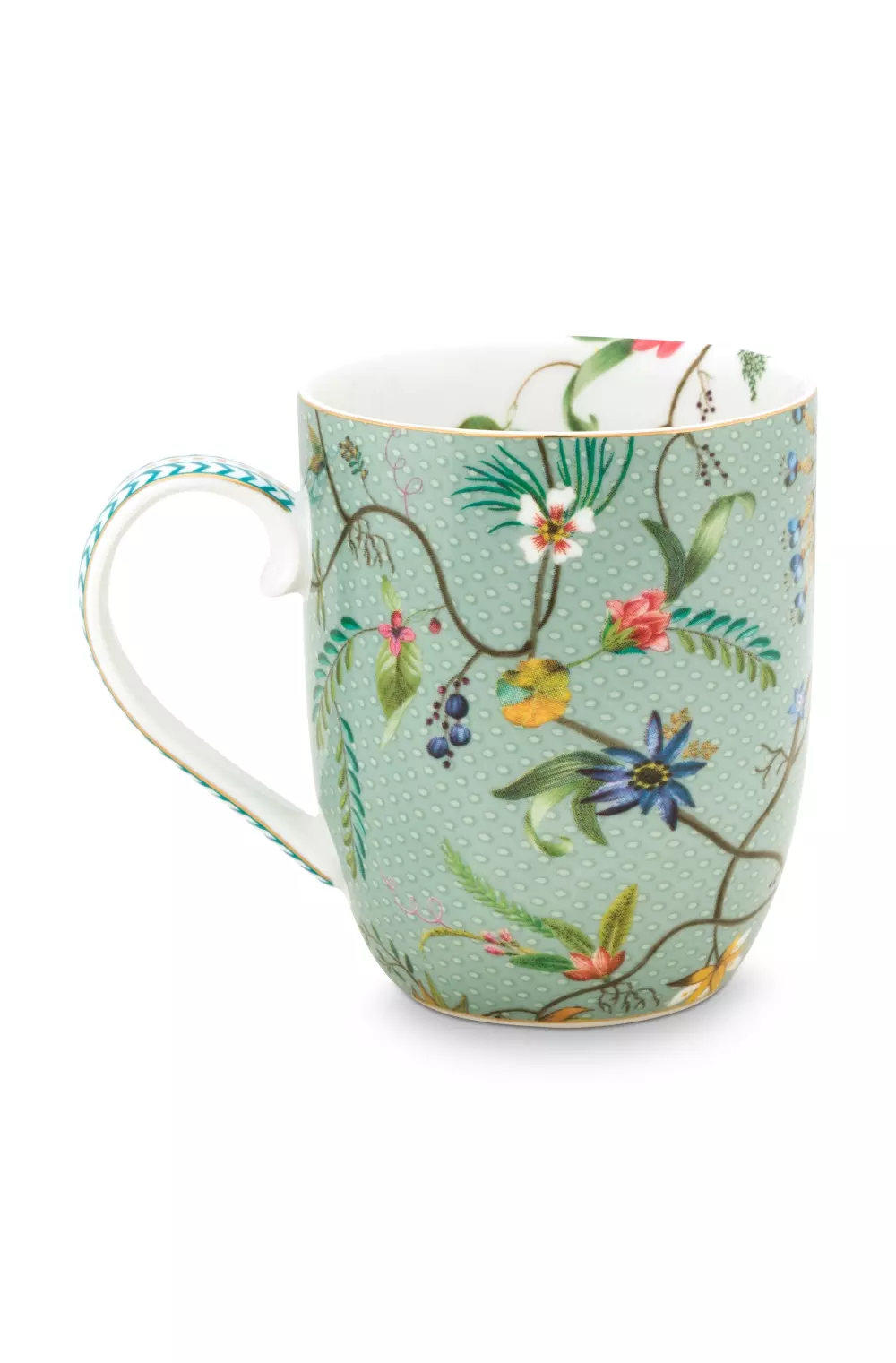 Mug Small Jolie Flowers Blue 145ml