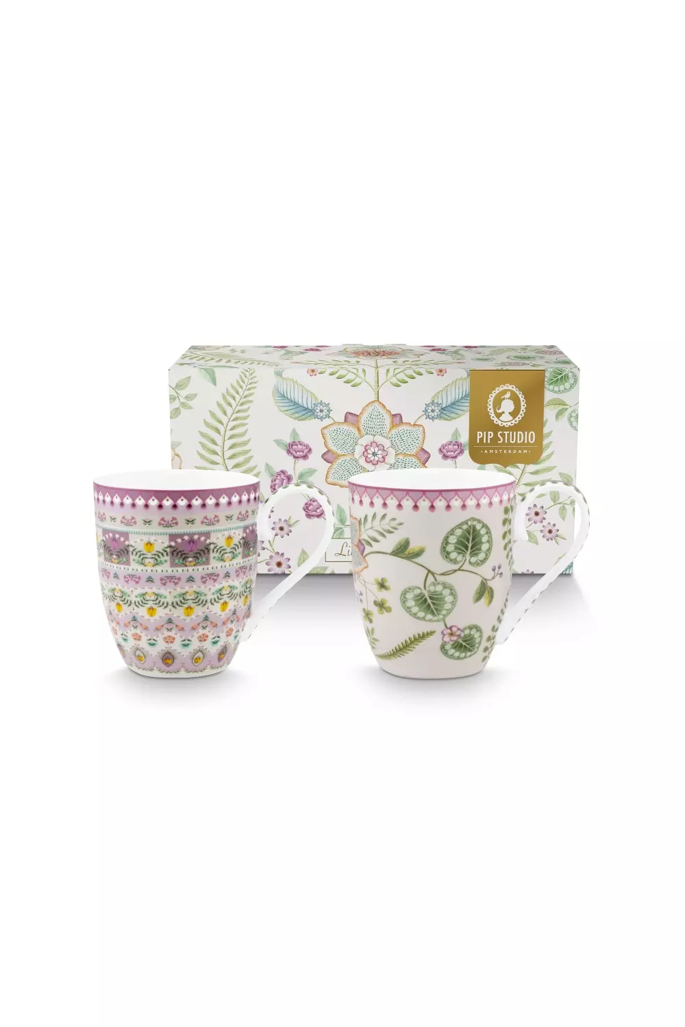 Set/2 Mugs XL Lily&Lotus 450ml