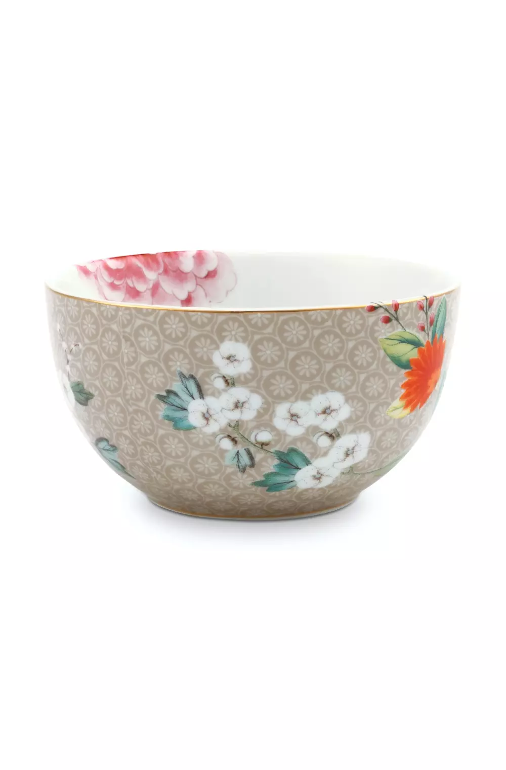 Bowl Blushing Birds Khaki 12cm