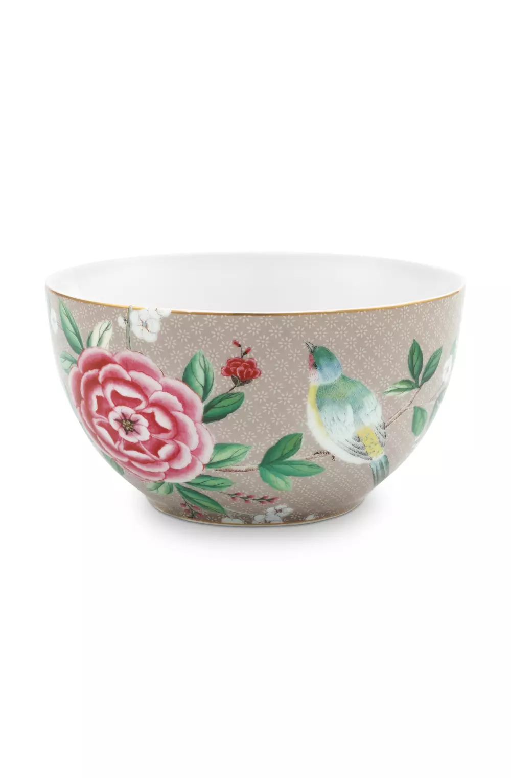 Bowl Blushing Birds Khaki 15cm