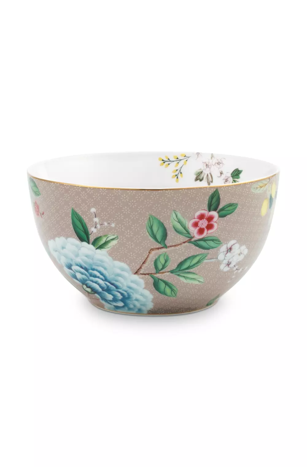 Bowl Blushing Birds Khaki 15cm