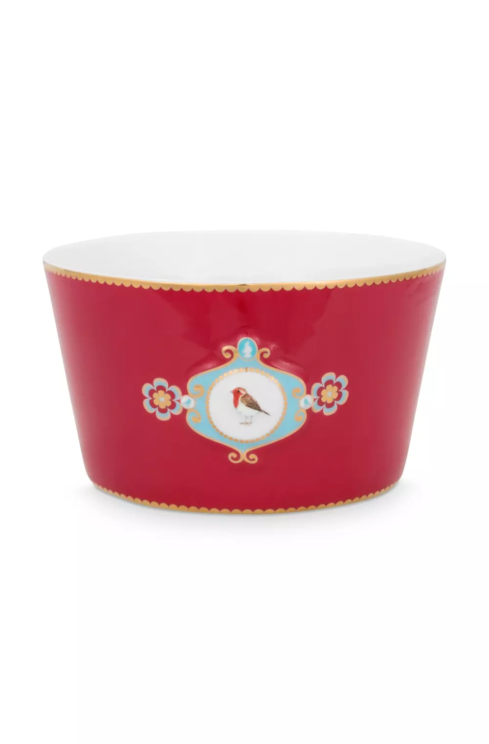 Bowl Love Birds Medallion Red 15cm