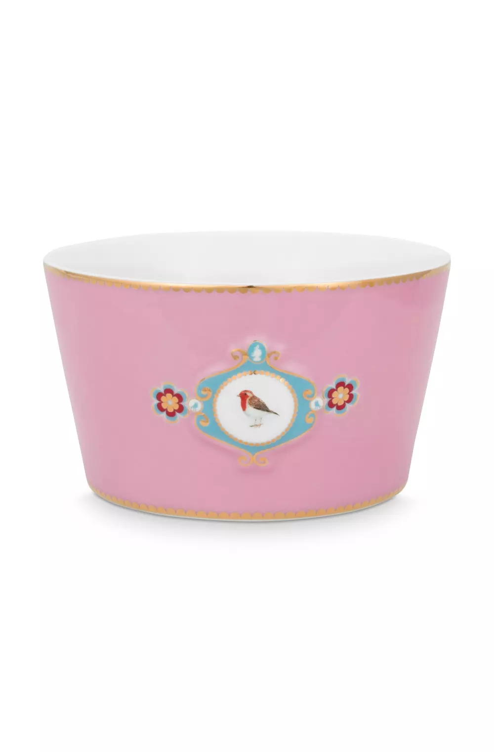 Bowl Love Birds Medallion Pink 15cm