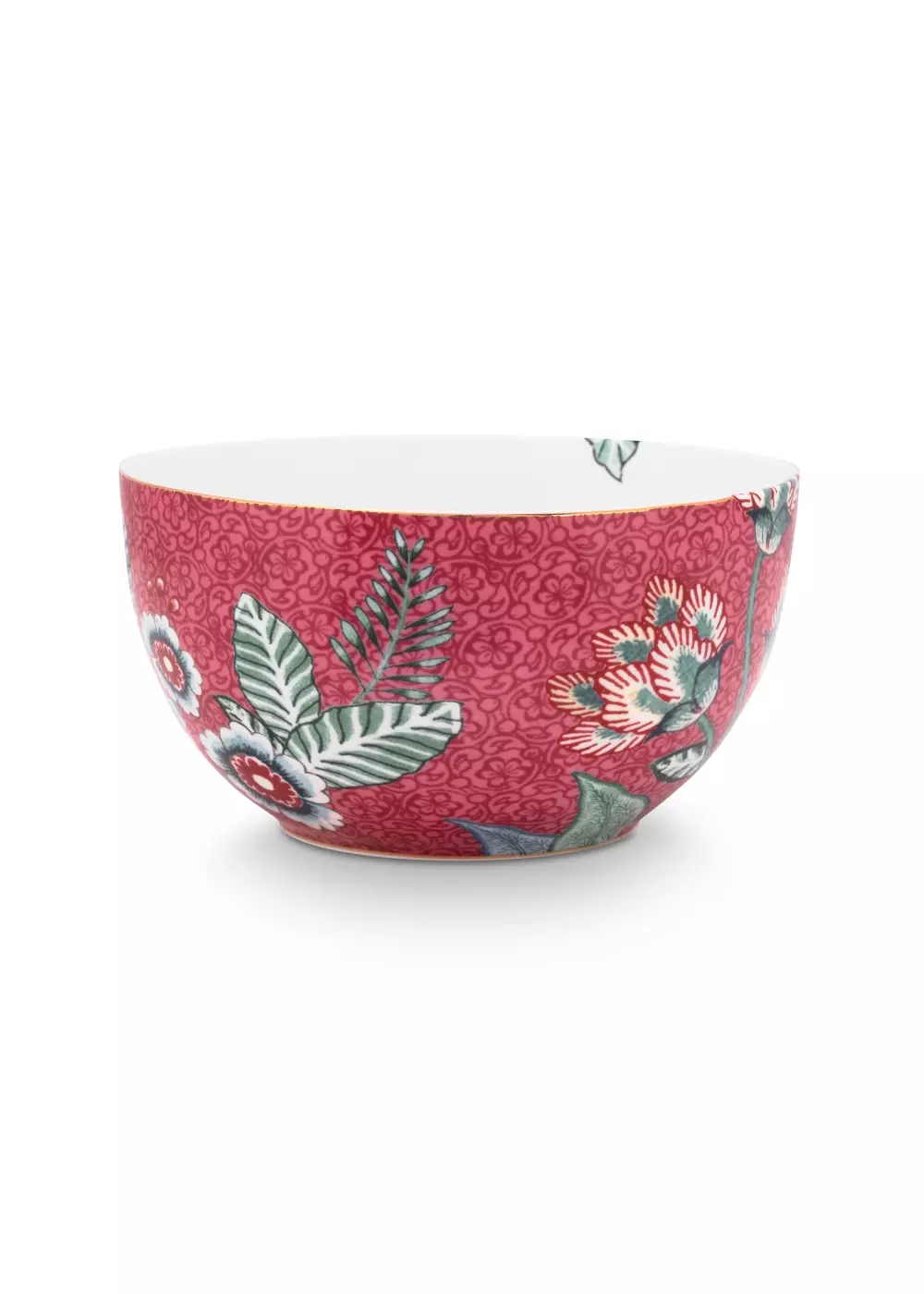 Bowl Flower Festival Dark Pink 12cm, 8720604945935, 51.003.194, Kjøkken, Serviser, Pip Studio, New Edition Home bv