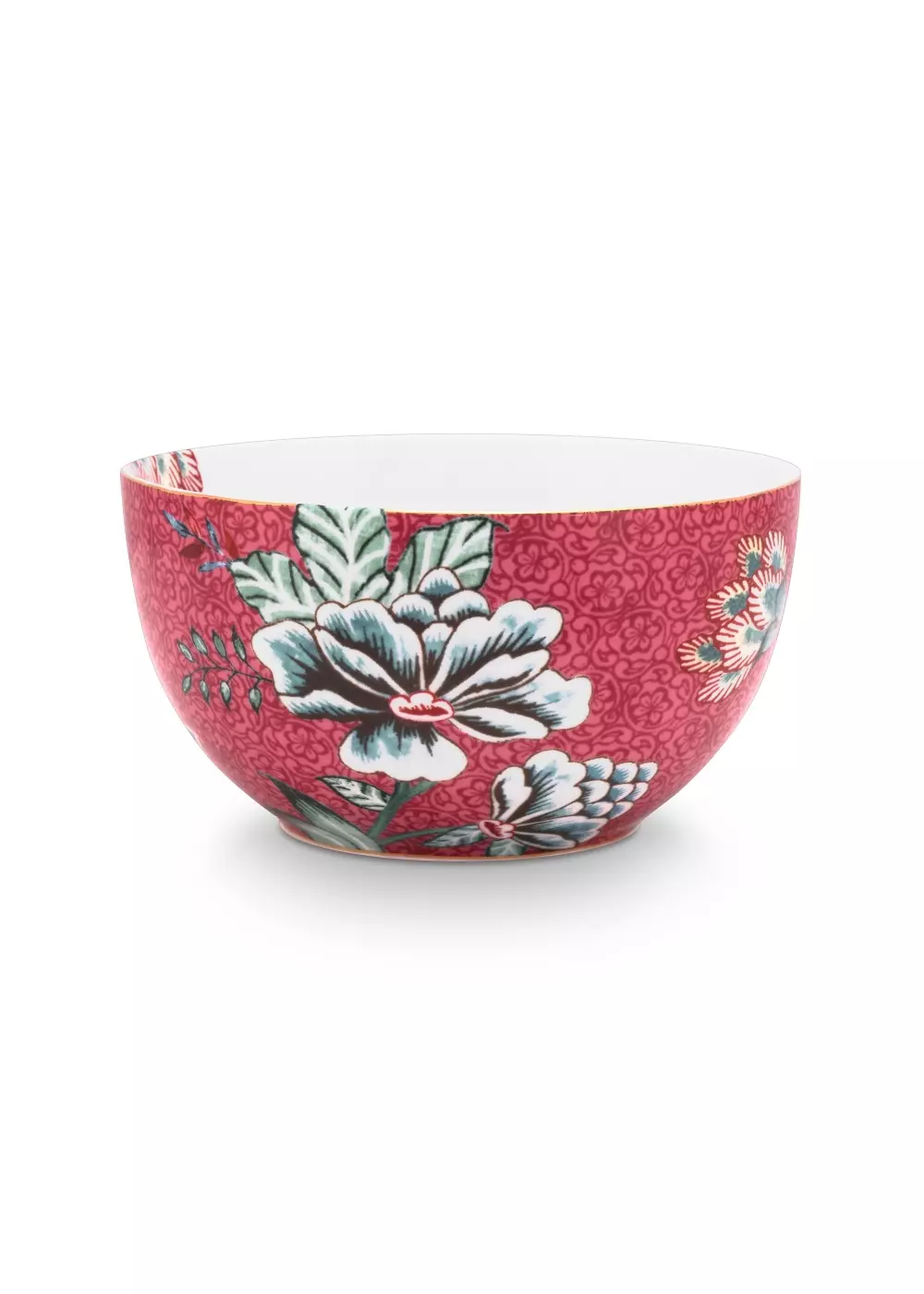 Bowl Flower Festival Dark Pink 12cm, 8720604945935, 51.003.194, Kjøkken, Serviser, Pip Studio, New Edition Home bv