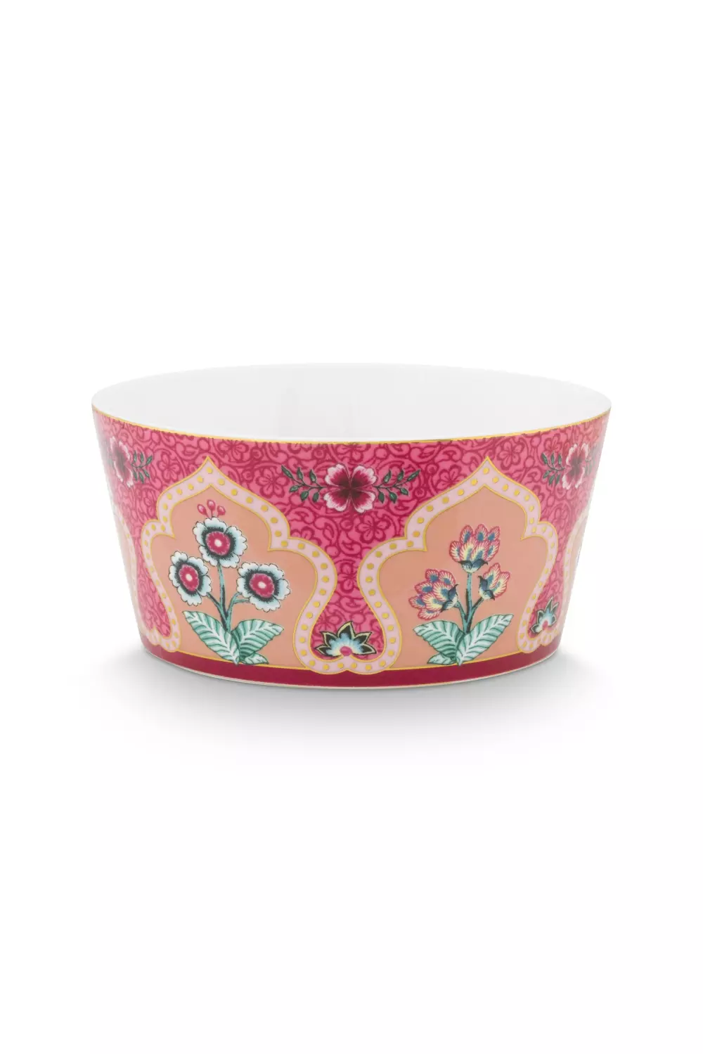 Giftset Bowls Oriental Flower Festival Dark Pink 12cm