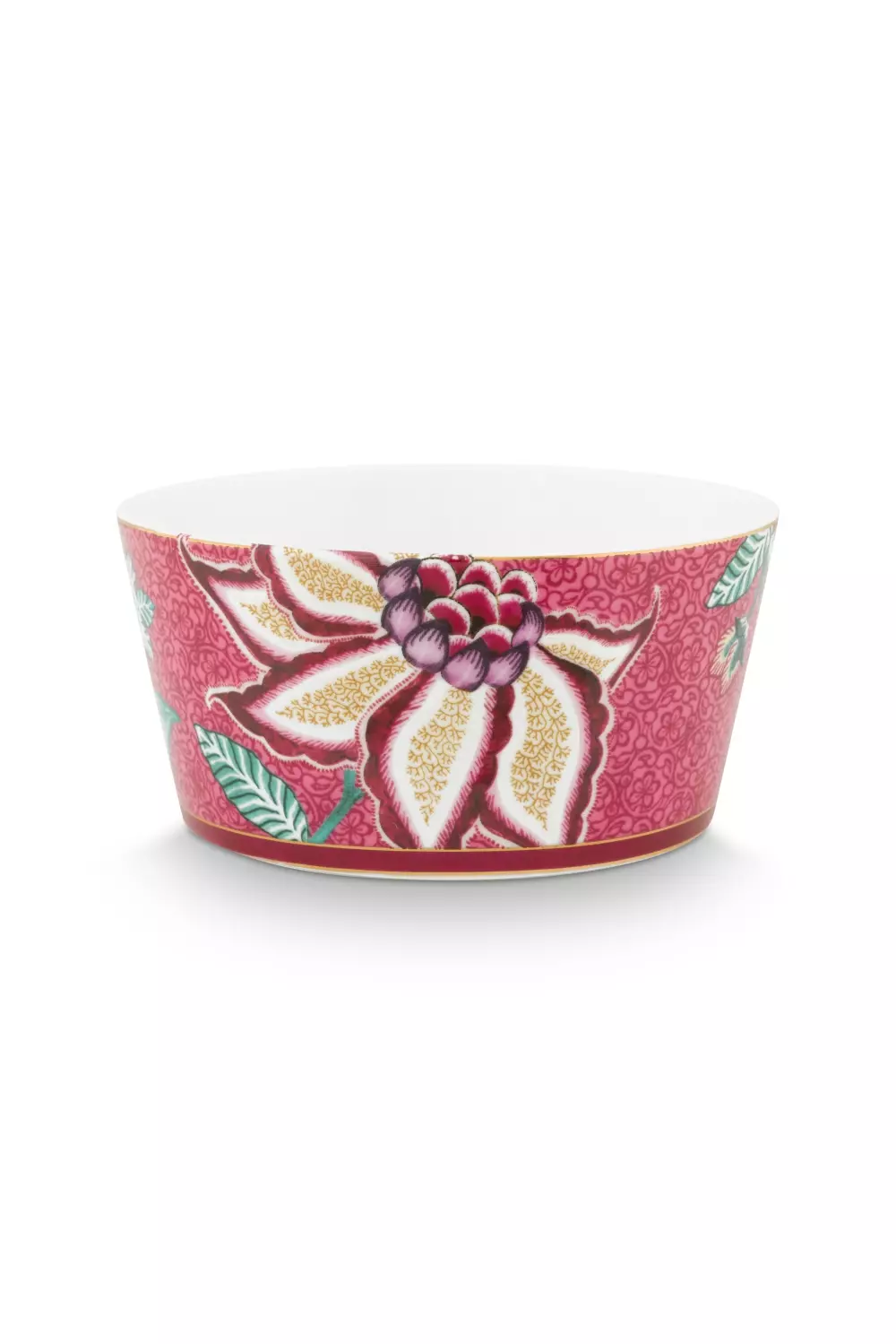 Giftset Bowls Oriental Flower Festival Dark Pink 12cm