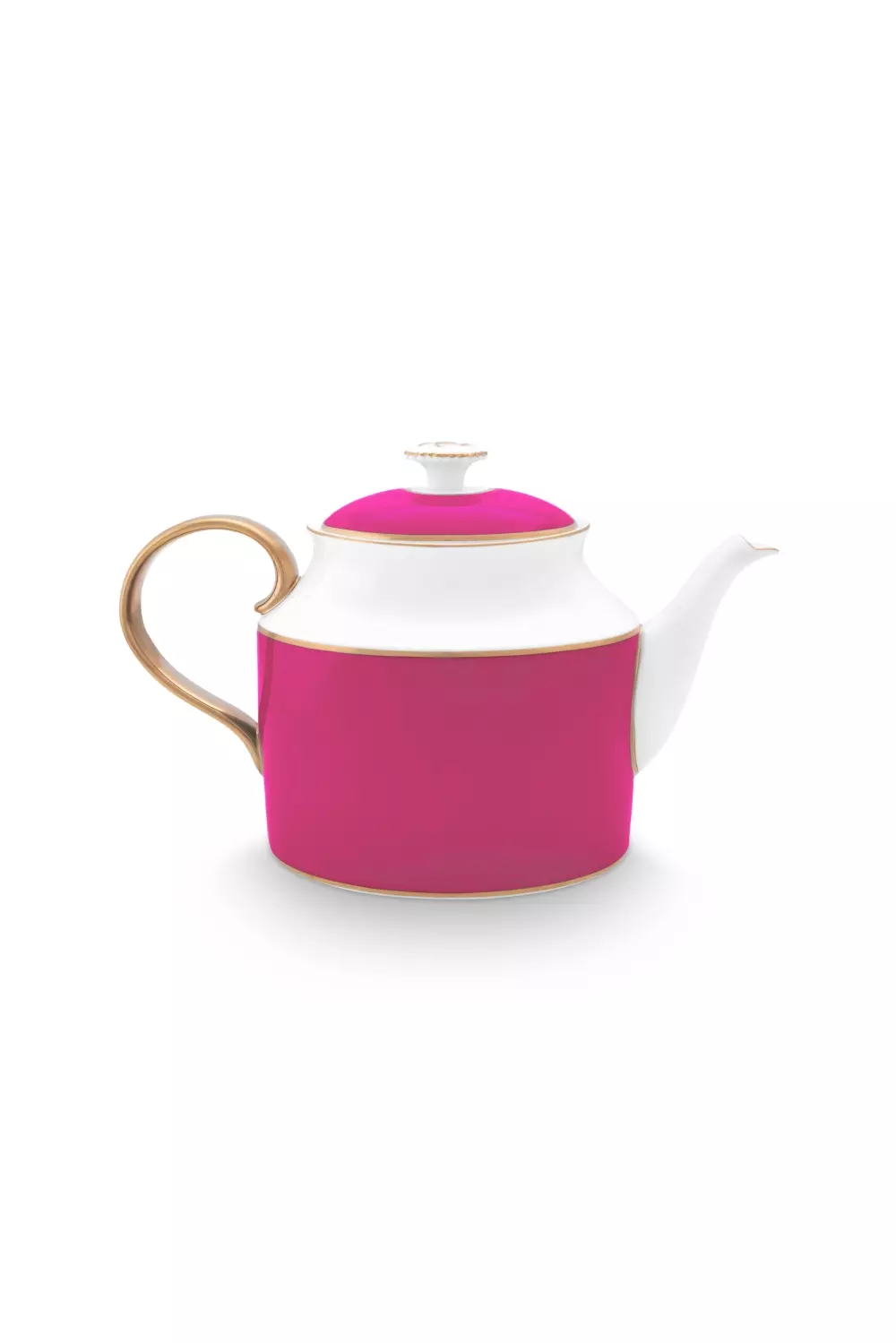 Tea Pot Large Pip Chique Gold-Pink 1.8ltr