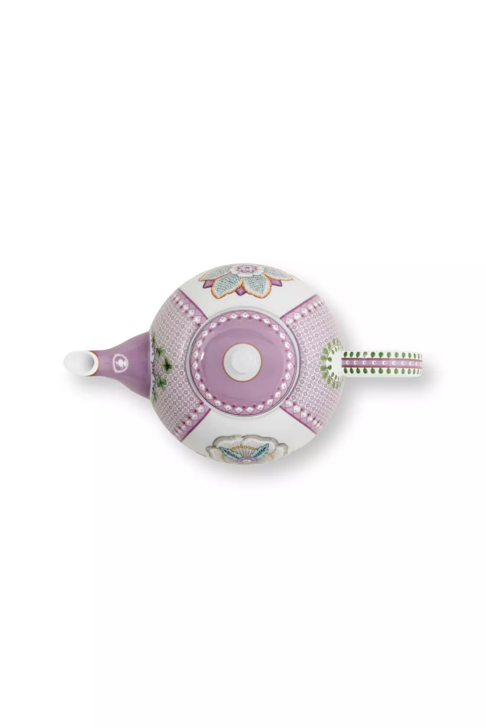 Tea Pot Lily&Lotus Tiles Lilac 1.6ltr, 8720874271642, 51.005.080, Kjøkken, Serviser, Pip Studio, New Edition Home bv