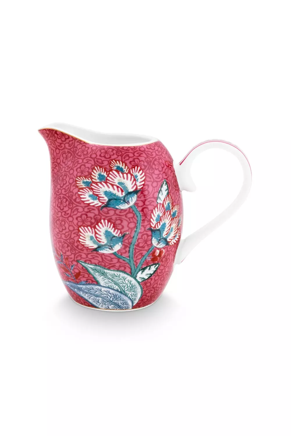 Jug Small Flower Festival Dark Pink 250ml, 8720812327714, 51.007.043, Kjøkken, Serviser, Pip Studio, New Edition Home bv