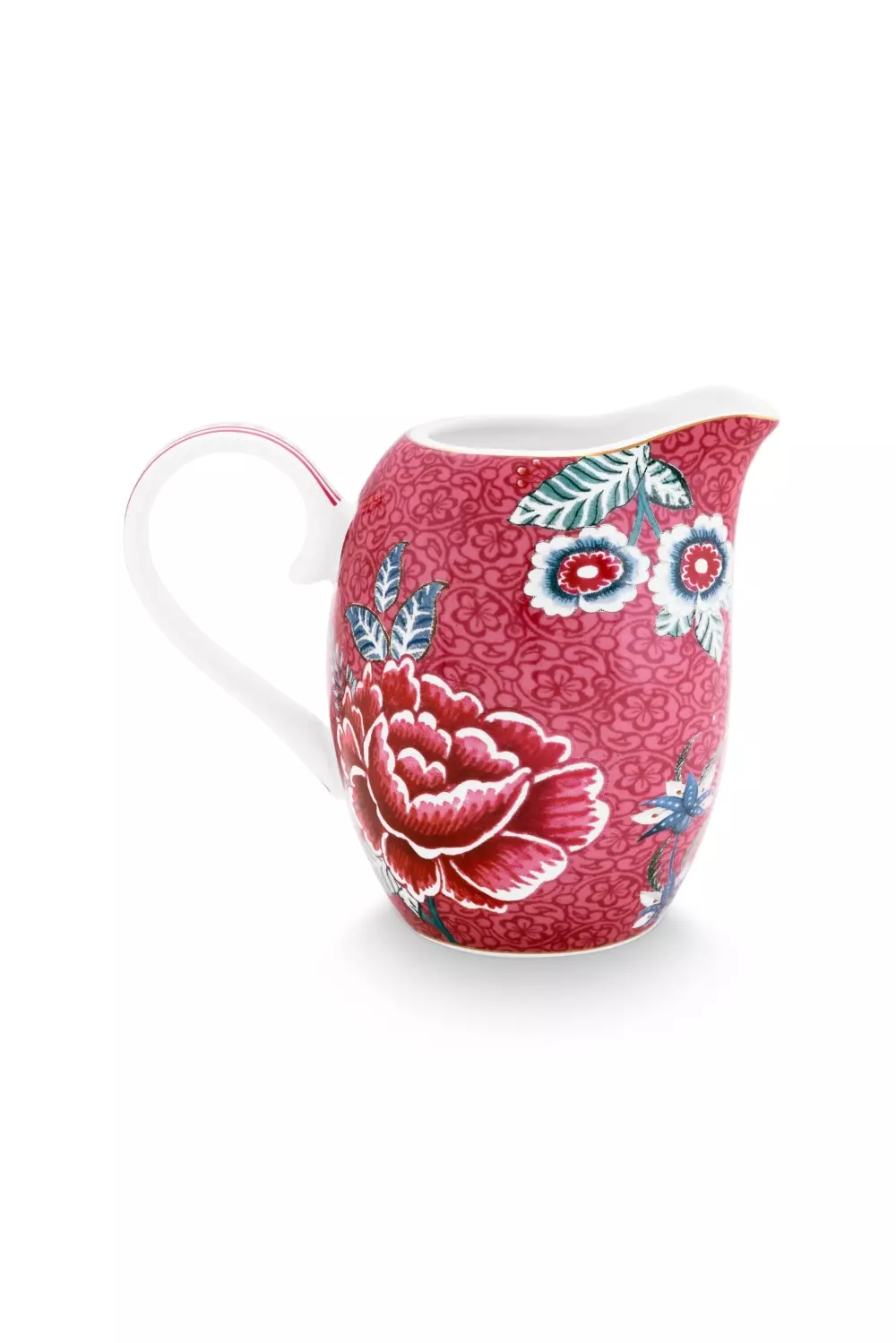 Jug Small Flower Festival Dark Pink 250ml, 8720812327714, 51.007.043, Kjøkken, Serviser, Pip Studio, New Edition Home bv