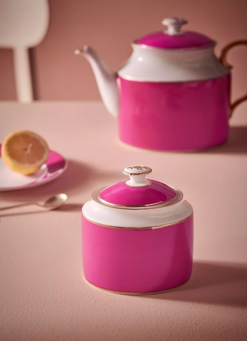 Sugar Bowl Pip Chique Gold-Pink 550ml