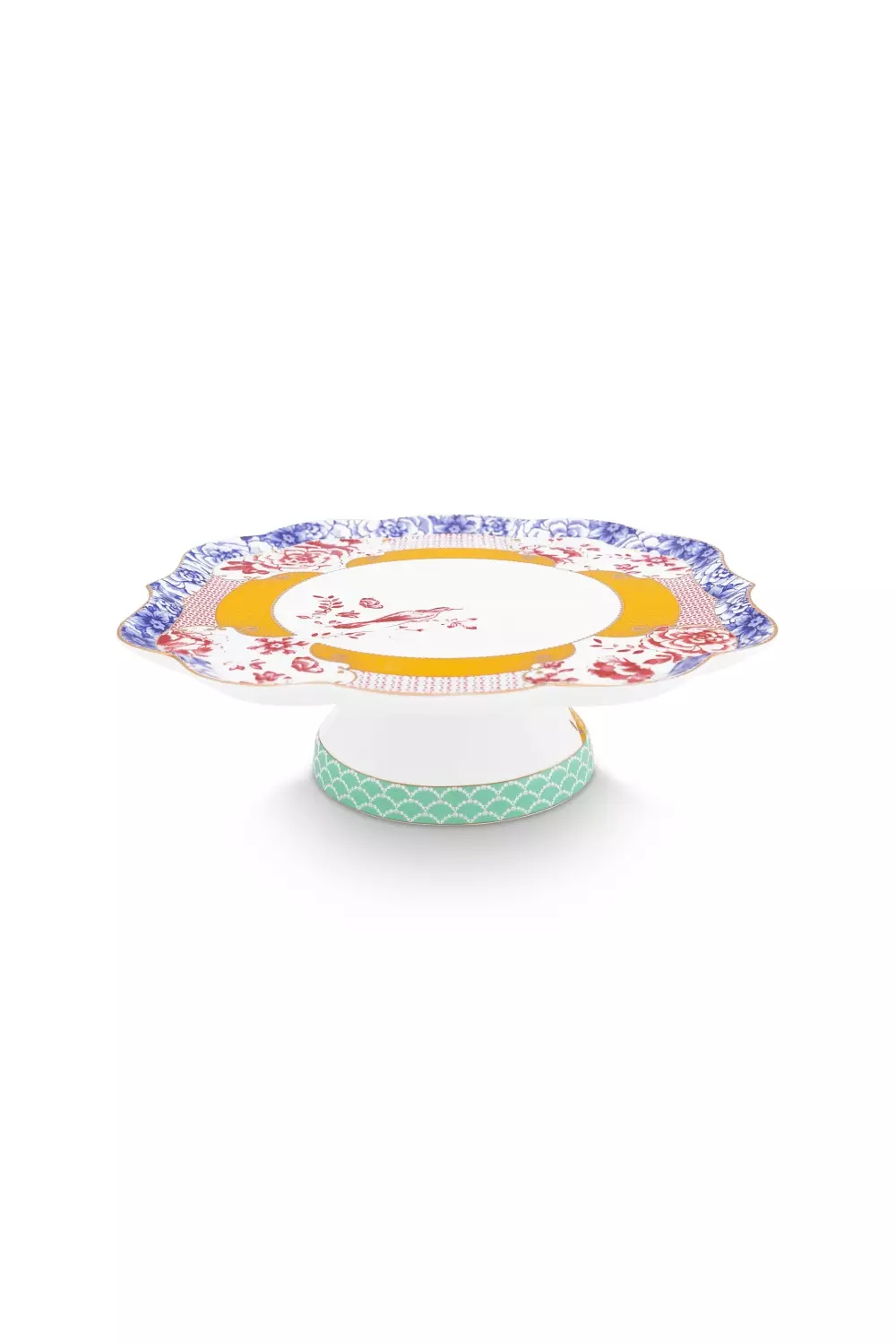 Mini Cake Tray Royal Multi 24x24cm, 8720812324881, 51.010.030, Kjøkken, Serviser, Pip Studio, New Edition Home bv