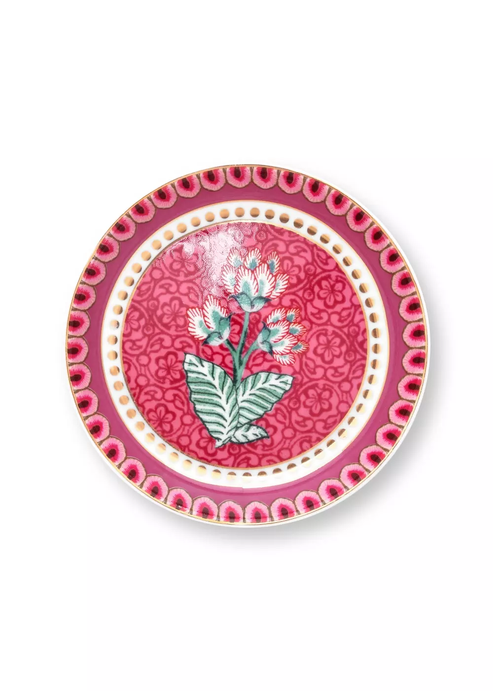 Tea Tip Flower Festival Dark Pink 9cm, 8720604946185, 51.013.025, Kjøkken, Serviser, Pip Studio, New Edition Home bv