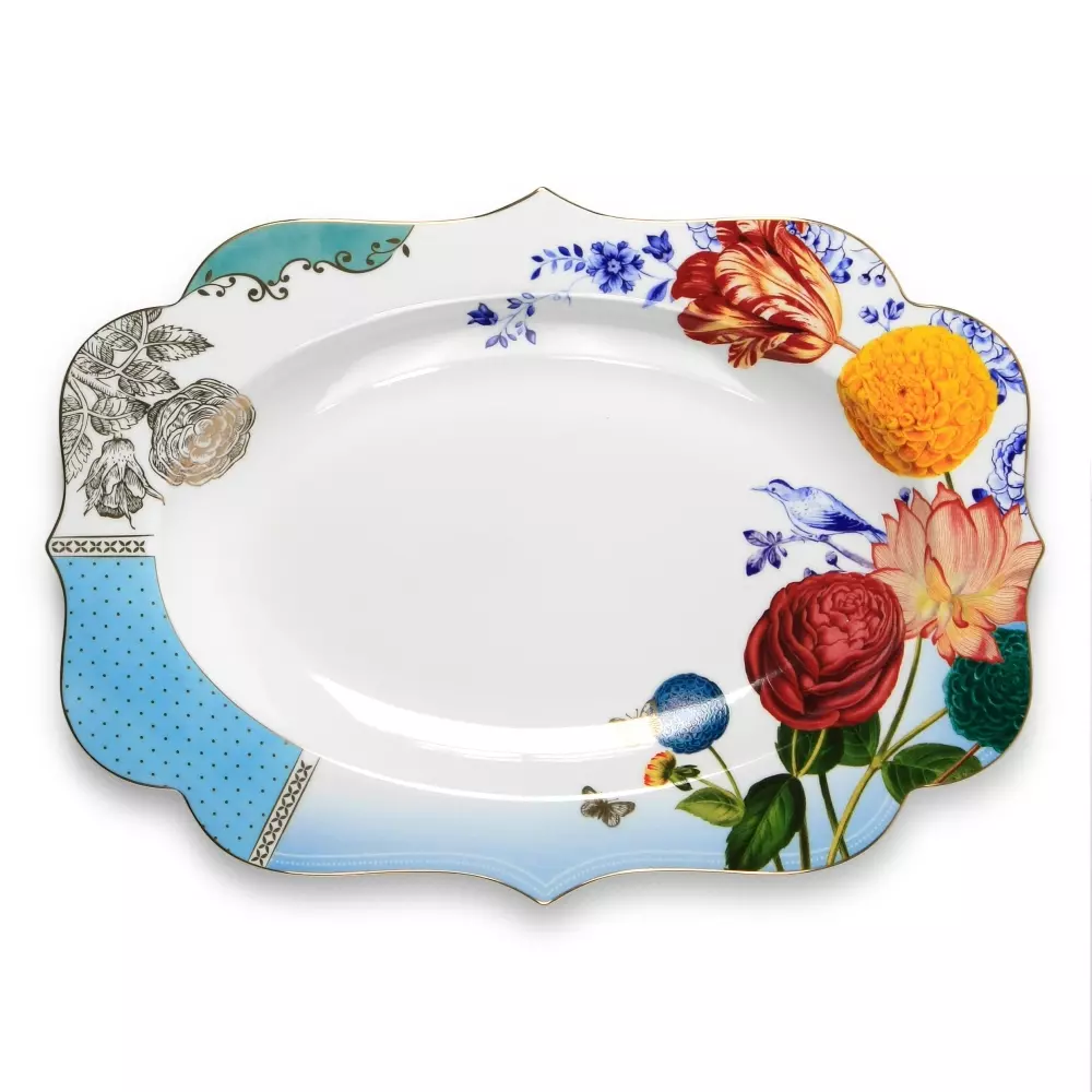 Oval Platter Royal 40x28.5cm, 8712269152827, 51.018.020, Kjøkken, Serviser, Pip Studio, New Edition Home bv