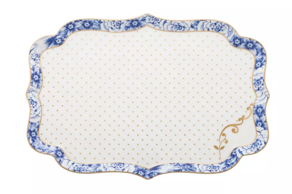 Tray Royal White 26x18cm