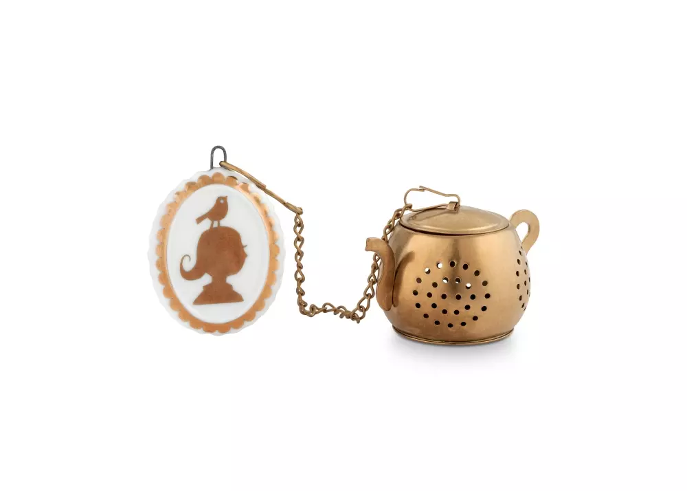 Tea Infuser Medaillon Royal White, 8718924032114, 51.018.071, Kjøkken, Serviser, Pip Studio, New Edition Home bv