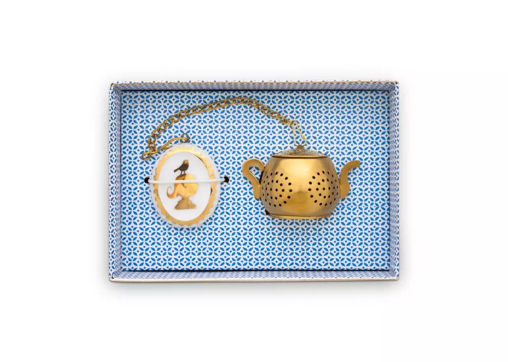 Tea Infuser Medaillon Royal White, 8718924032114, 51.018.071, Kjøkken, Serviser, Pip Studio, New Edition Home bv