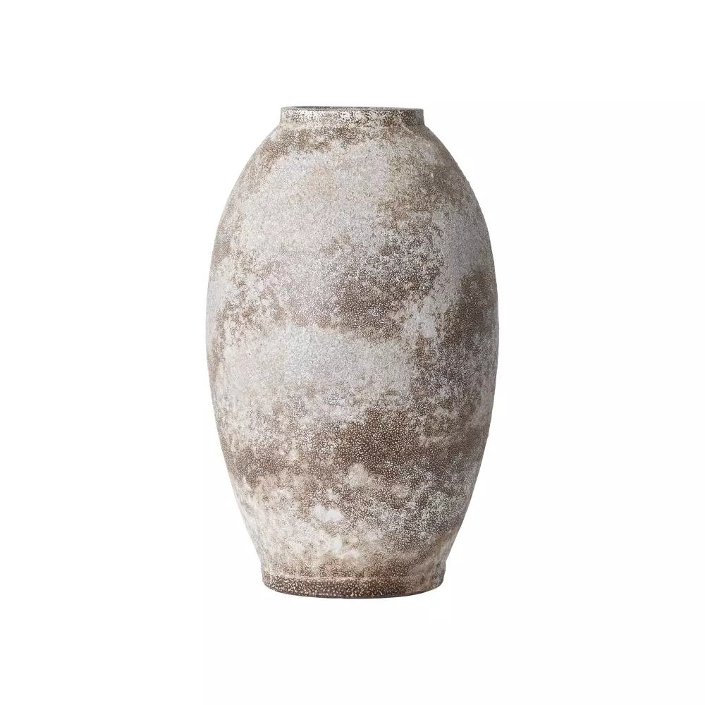 Barney Vase H45, 5709810702481, 531820, Interiør, Vaser, Lauvring, Barney Vase Hvid Antik D26,5 H45