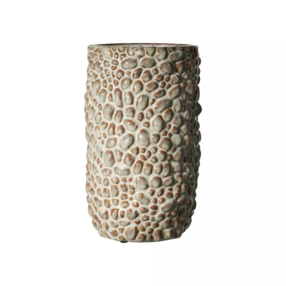 Marwin Vase Beige, 5709810722182, 533754, Interiør, Vaser, Lauvring, Marwin Vase Beige D15 H25,5