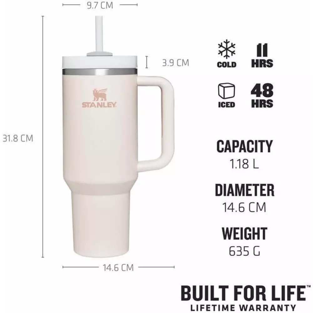 Stanley - Quencher - Termoflaske - 1,18 l (rosa), 1210001959026, 60230324, Kjøkken, Termokopper, Stanley, Modern House