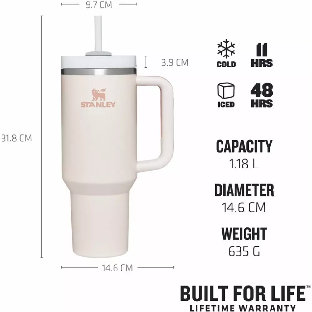 Stanley - Quencher - Termoflaske - 1,18 l (rosa), 1210001959026, 60230324, Kjøkken, Termokopper, Stanley, Modern House