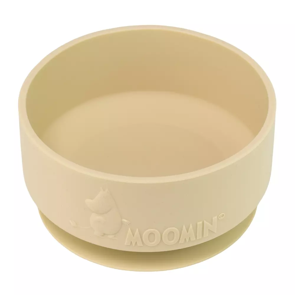 Moomin Skål Med Sugekopp Beige