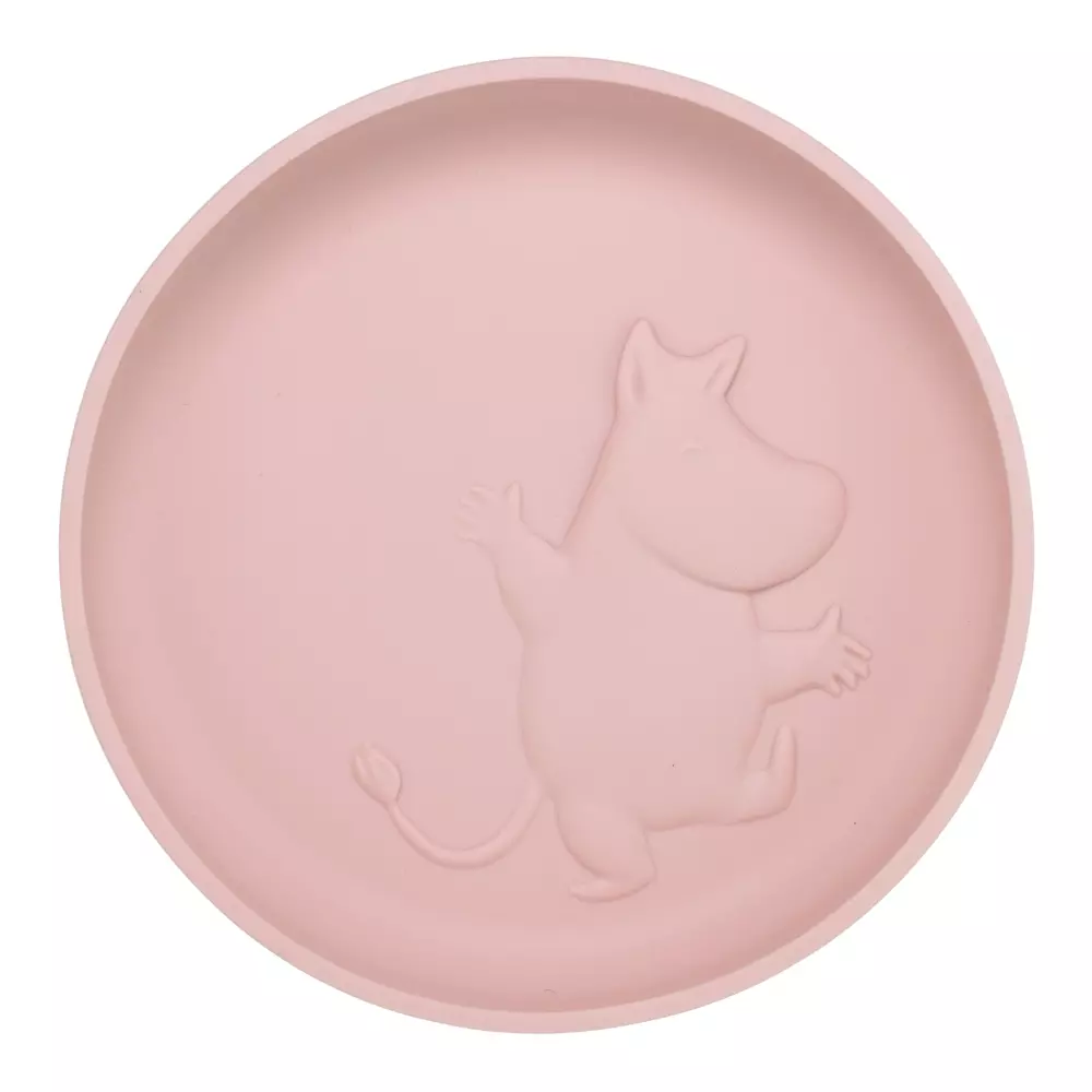 Moomin Tallerken Med Sugekopp Rosa